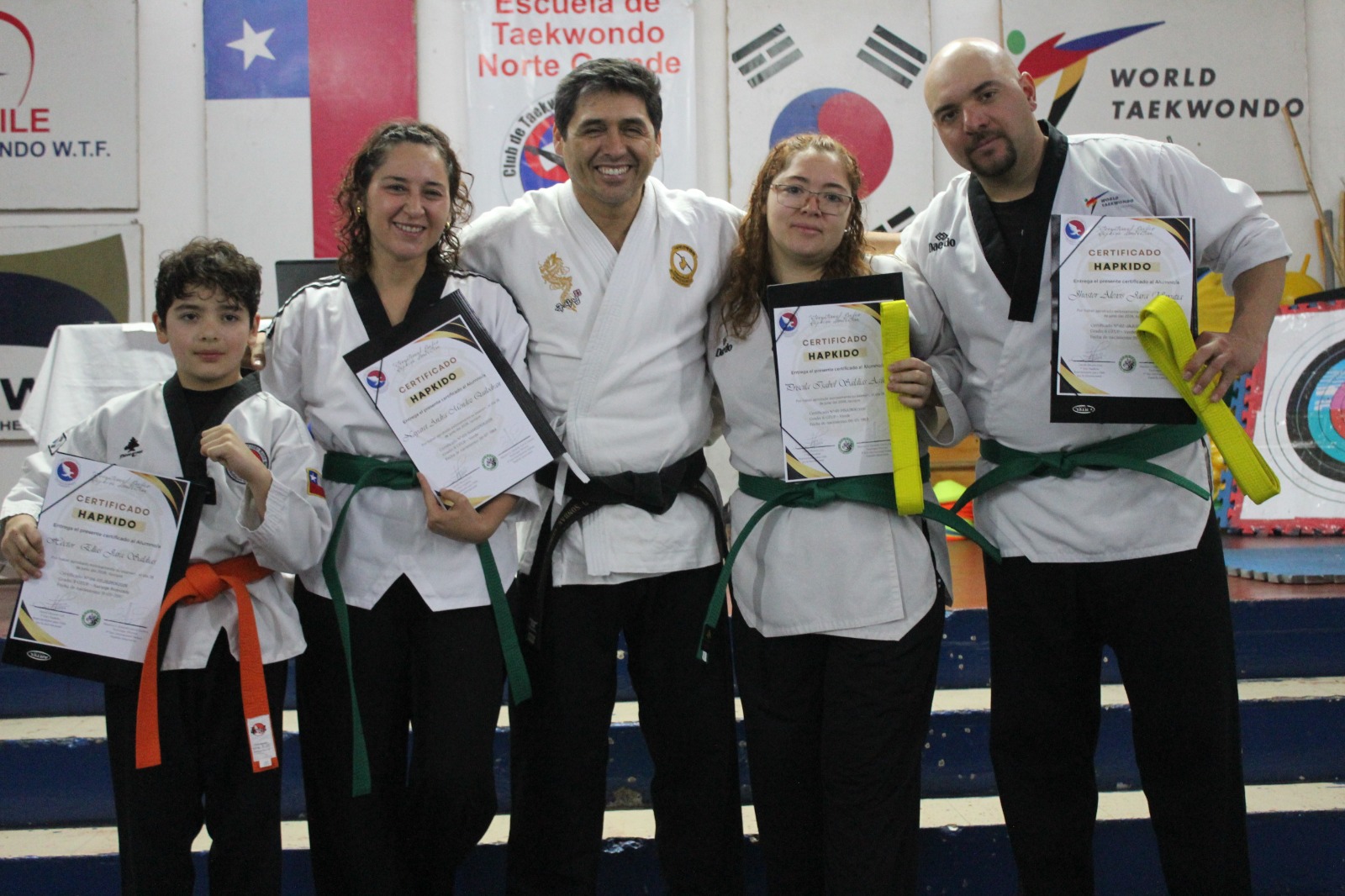 Disciplina y Espíritu: Alumnos del Dojo Norte Grande brillan en vibrante Examen de Grado de Hapkido
